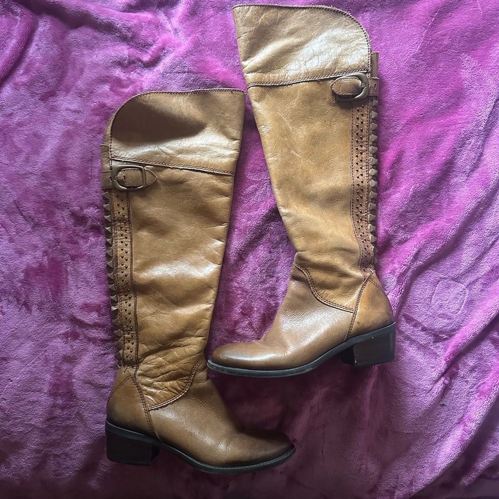 Vince Camuto Brown Over the Knee Boots